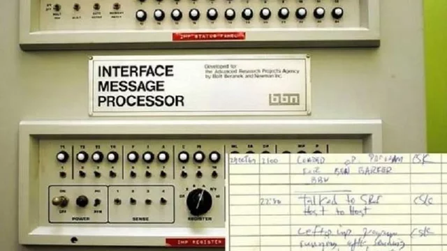 Se transmite el primer mesaje a traves de la red arpanet