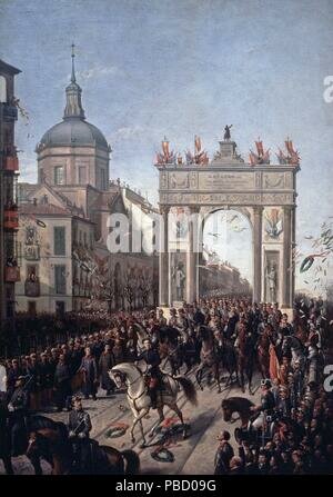 Entrada triunfal en Madrid de Alfonso XII