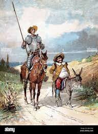 Don Quijote (Primera parte, capítulos 1-5, 8 y 9; Segunda parte, capítulo 74), Miguel de Cervantes