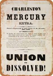 South Carolina Secedes