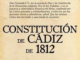 primera constitucion española