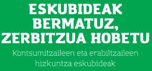 P. Instituzionala: Kontsumitzaileen Dekretua