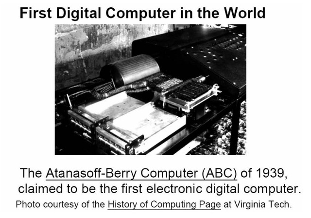 First Digital Computer