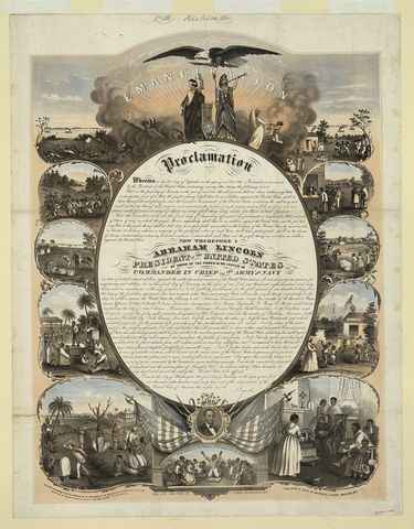Emancipation Proclamation issued