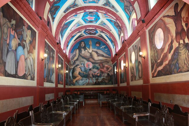 Murales de la capilla Riveriana