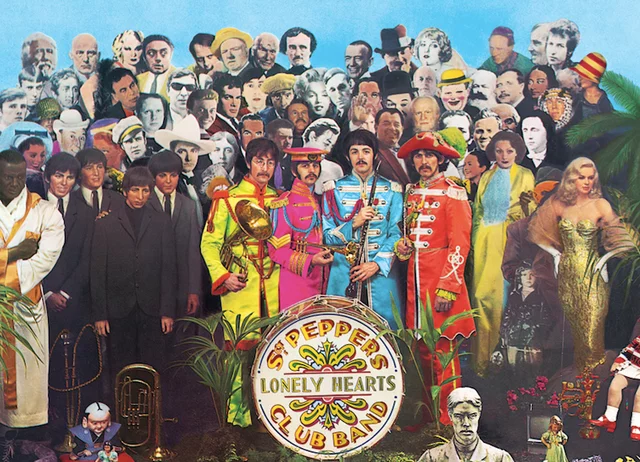 Portada de sgt. Pepper's lonely hearts club band (Jahn Haworth i Peter Blake)