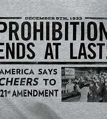 Prohibition in the United States is repealed