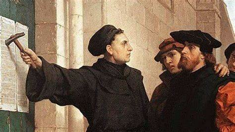 Lutero pública su 95 tesis