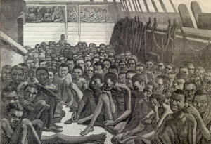 Primer transporte de esclavos