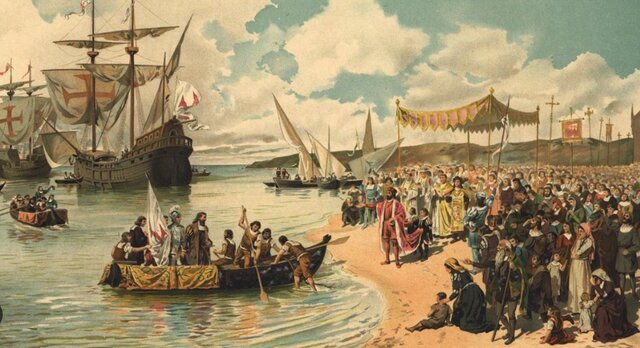 Vasco de Gama llega a la India a través de África