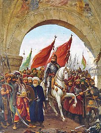 Constantinoble cau a mans dels Turcs  al 1453