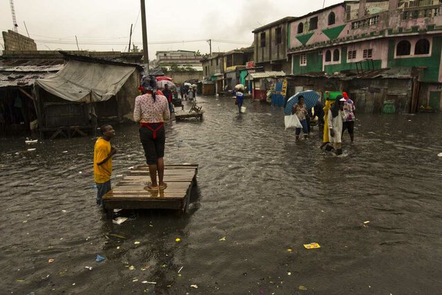 Hurricane Sandy strikes Haiti