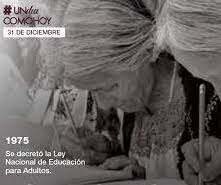 Ley Nacional de Educación para Adultos
