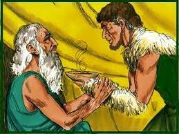 Jacó rouba a benção de Esaú