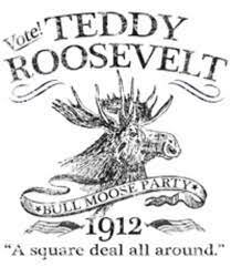 Roosevelt runs for presidency under the bull moose party