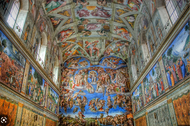 Miquel àngel acaba les pintures de la capella sixtina