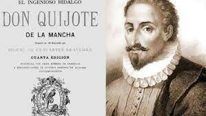 Cervantes escribe la primera parte del Quijote