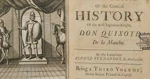 cervantes escribe la primera parte del quijote
