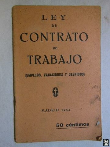 LEY DE CONTRATOS DE TRABAJO