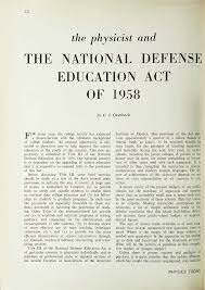 National Defense Education Act