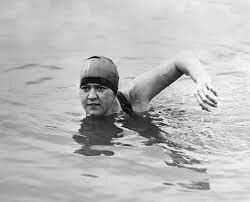 Gertrude Ederle swam across the English Channel