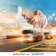 Smart logistics transportation handshake successful 260nw 2010205145