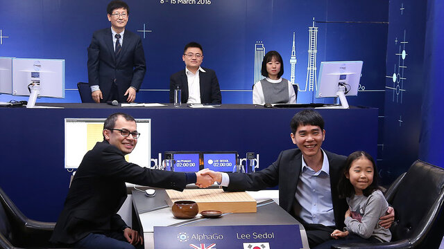 Triunfo del sistema AlphaGo