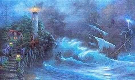 "En una tempestad" - José María Heredia