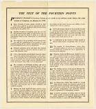 The Fourteen Points are Lined Out
