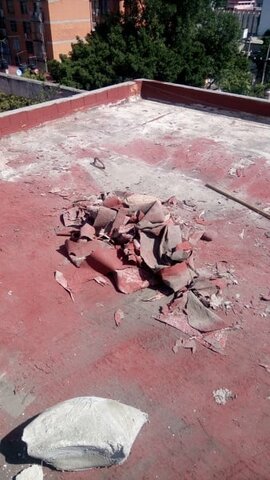 Remover el material viejo