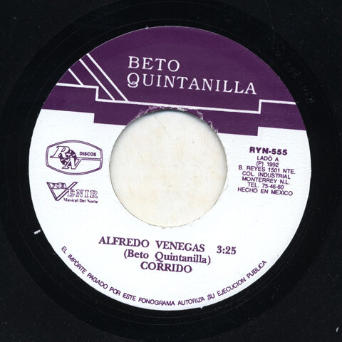 Alfredo Venegas y Pobrecita Huerfanita