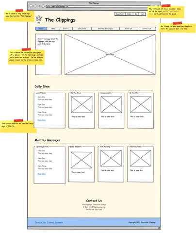 Working with the "Web Master"