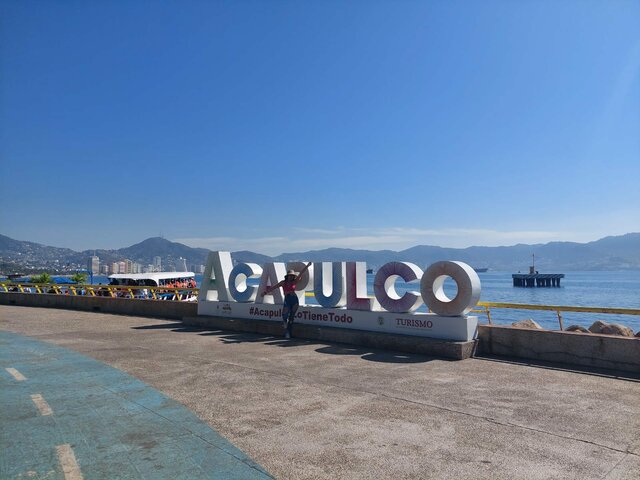 me fui a Acapulco