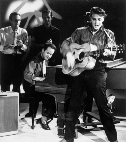 Elvis goes on the Ed Sullivan Show