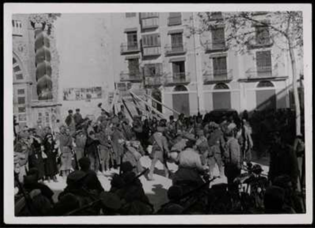 Llegada de las tropas franquistas a Vinaroz y Benicarló