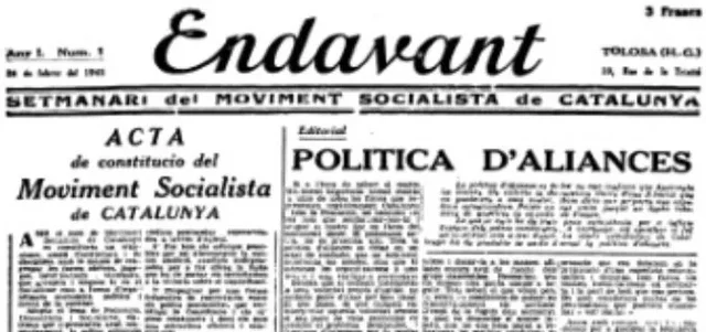 El Congreso del Movimiento Socialista de Cataluña se celebra en Perpiñan.