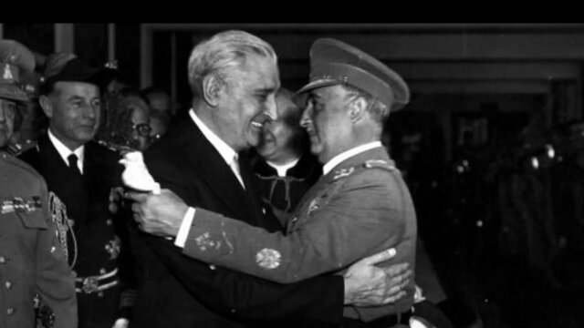 Entrevista entre Franco y Antonio Oliveira Salazar