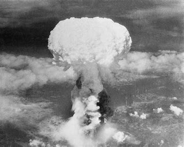 United States drops atomic bomb on Hiroshima & Nagasaki