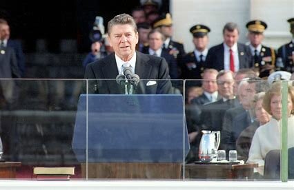 Ronald Reagan inaugurated as President