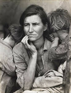 Migrant Mother photograph taken in 1936