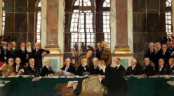 Firma del Tratado de Versalles.