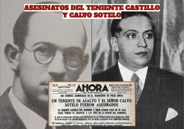 Asesinatos del teniente Castillo y José Calvo Sotelo