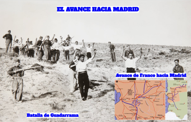 Avance hacia Madrid
