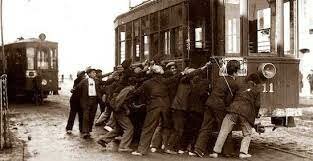 Vaga del tramvia a Barcelona