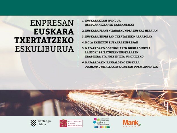Ekimena: Enpresan euskara txertatzeko eskuliburua. Nafarroako Euskara Mankomunitateak