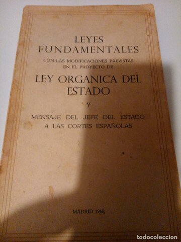 Ley Organica del Estado (Llei fonamental 7)