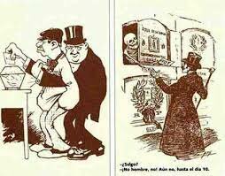 Denúncia del caciquisme a la revista satírica.