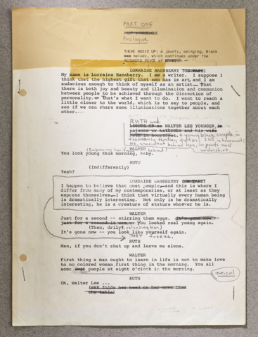 "To Be Young, Gifted, and Black" Off Broadway play