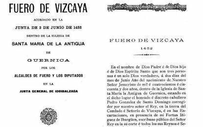 Fuero de Vizcaya (ESPAÑA)