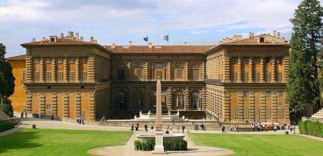 Bartolomeo Ammannati. Fachada trasera del Palacio Pitti, Florencia.